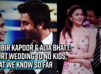Ranbir Kapoor – Alia Bhatt: Court wedding to no kids; what we know so far