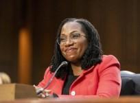 Judge Ketanji Brown Jackson testifies during the Senate Judiciary Committee's confirmation hearing on her nomination to the U.S. Supreme Court in Washington, D.C., the United States, March 22, 2022