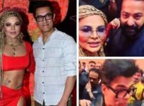 Rakhi Sawant at RRR success bash