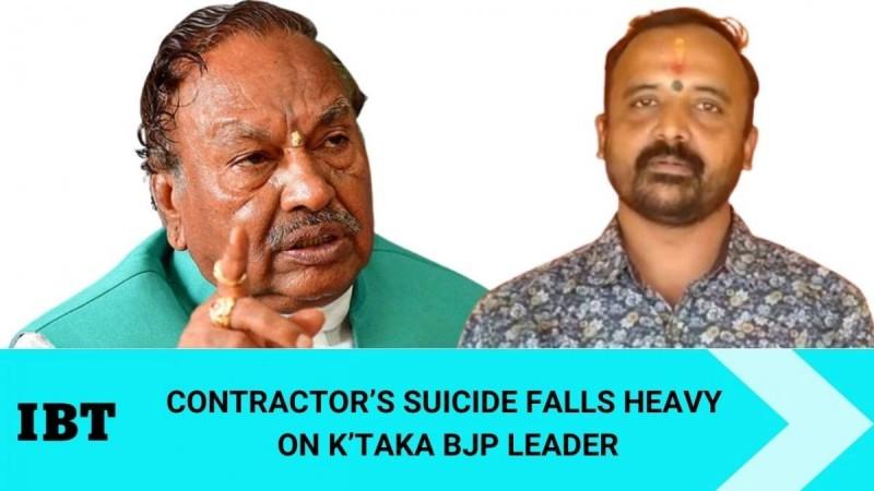 Contractor's suicide falls heavy on K'taka BJP leader