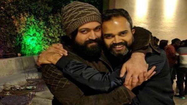 Kananda hero Yash with KGF director Prashanth Neel Kananda hero Yash with KGF director Prashanth Neel
