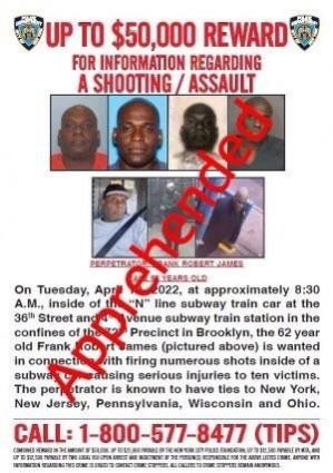 New York shooter captured; he himself likely tipped off police (Ld)