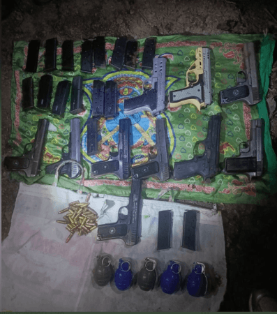 Arms recovered on LoC