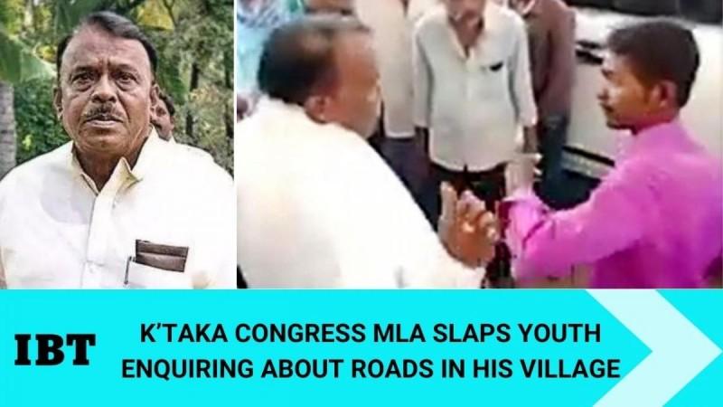 K'taka Congress MLA slaps youth