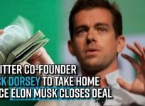 Twitter co-founder Jack Dorsey to take home nearly $1 bn once Elon Musk closes deal
