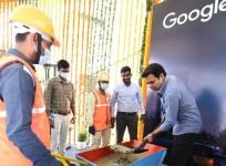 Google begins work on Hyderabad campus, largest outside its headquarters.