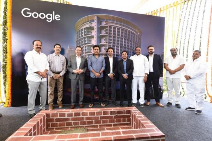 Google begins work on Hyderabad campus, largest outside its headquarters. Google begins work on Hyderabad campus, largest outside its headquarters.