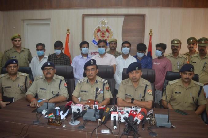 Suspects throw raw meat, holy books, put up inflammatory posters outside mosques in Ayodhya; Suspects throw raw meat, holy books, put up inflammatory posters outside mosques in Ayodhya;