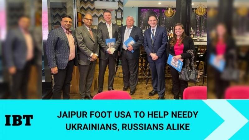 Jaipur Foot USA mulling limb fitment camps in war-torn Ukraine; to help soldiers and civilians [details]