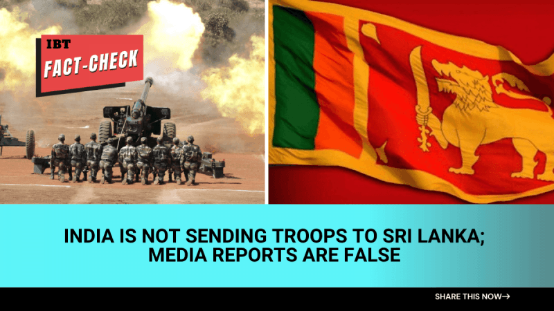 India not sending troops to Sri Lanka India not sending troops to Sri Lanka