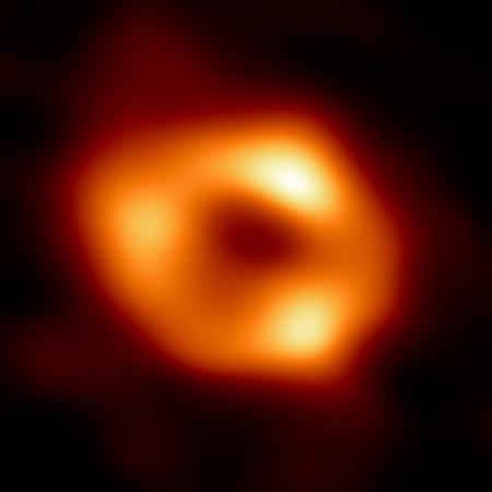 supermassive black hole in centre of Milky Way revealed(Credit: EHT Collaboration)