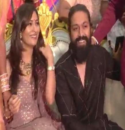 'KGF' star Yash attends buddy's wedding in hometown Mysuru, steals hearts