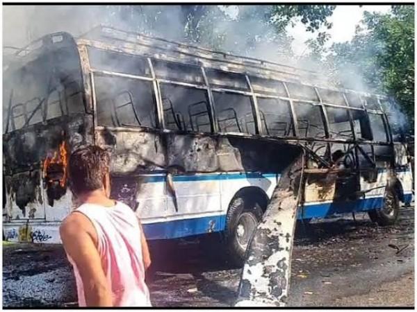 Katra Bus Fire