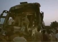Three killed, over 30 injured as bus collides with truck in Gujarat