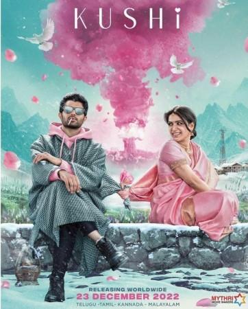 Kushi poster released Kushi poster