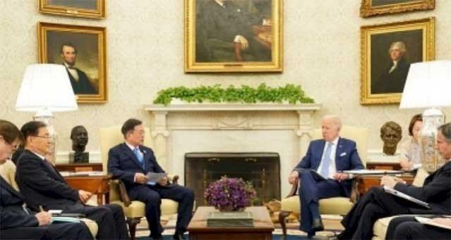 Biden calls Moon 'good friend' in phone conversation
