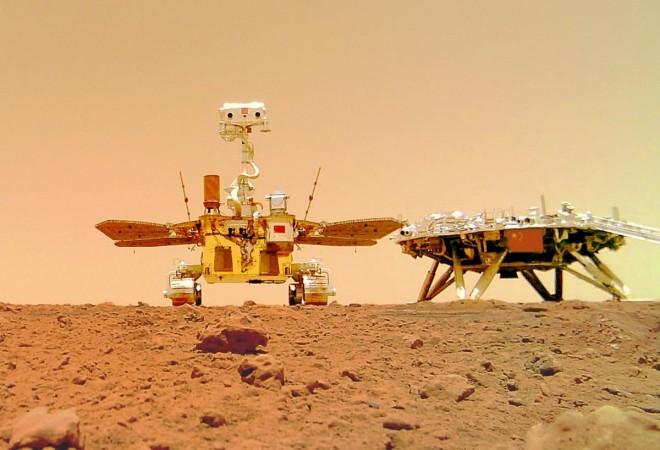 China's Mars rover sends 1st selfie