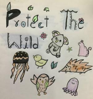An artwork depicting the importance of saving the wild by Prisha Roy of Ahmedabad International School An artwork depicting the importance of saving the wild by Prisha Roy of Ahmedabad International School