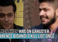 Salman Khan was on gangster Lawrence Bishnoi's KILL list once