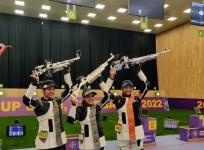 India open account at shooting World Cup in Baku with team gold in women's 10m air rifle