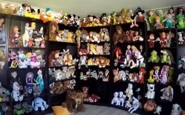 Disney plush toys.