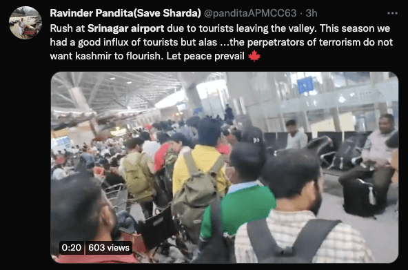 Fact check: No rush of Kashmiri minorities in Srinagar Airport; false claim goes viral [truth here]