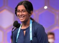 Harini Logan, who won the 2022 National Spelling Bee championship in Washington on Thursday, June 02, 2022