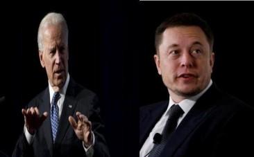 Joe Biden and Elon Musk.