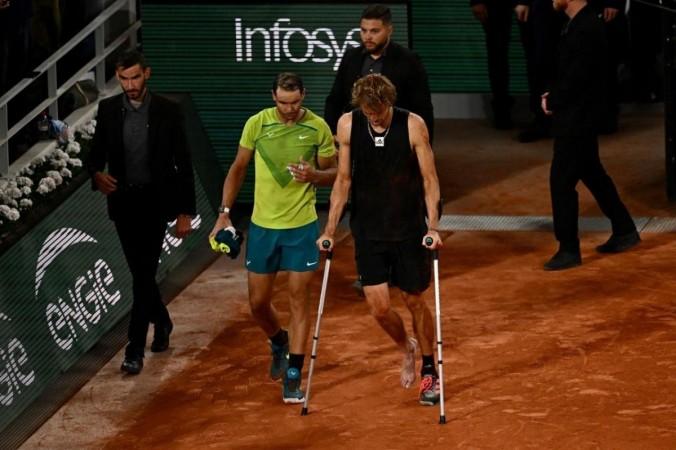 Nadal and Zverev Nadal and Zverev