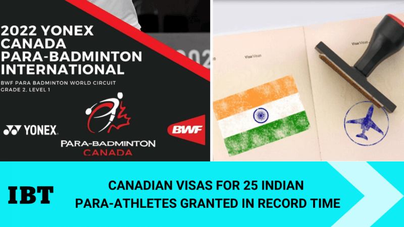 Canadian visas for 25 para-athletes Canadian visas for 25 para-athletes