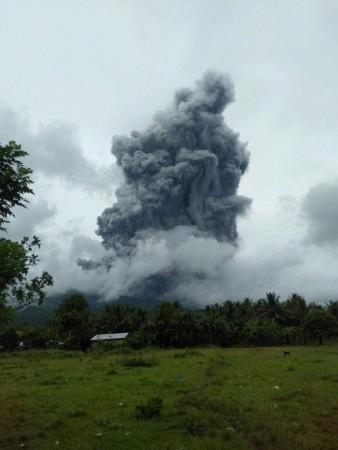 Dark plumes of ash and steam are seen during the phreatic eruption of Bulusan volcano in Sorsogon Province, the Philippines on June 5, 2022 Dark plumes of ash and steam are seen during the phreatic eruption of Bulusan volcano in Sorsogon Province, the Philippines on June 5, 2022