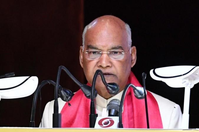 President Ram Nath Kovind addressing convocation of IIM Jammu President Ram Nath Kovind