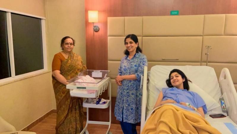 Pranitha Delivers Baby Girl. Pranitha Delivers Baby Girl