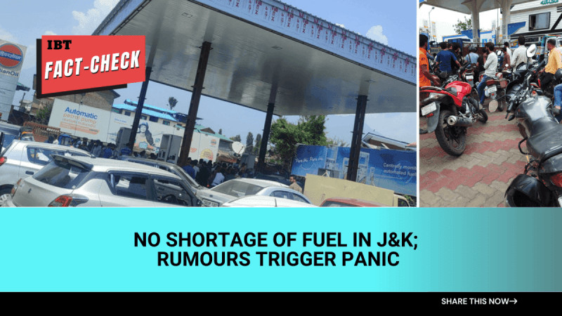 No shortage of fuel in J&K No shortage of fuel in J&K