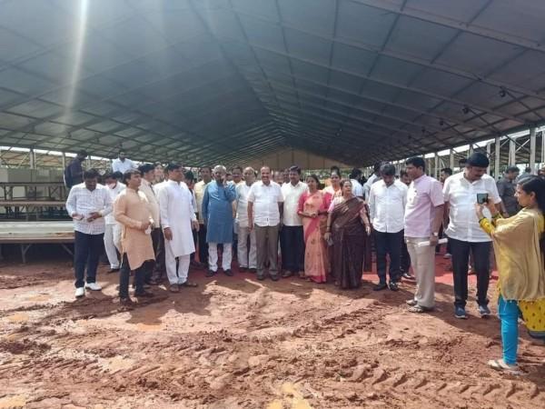 PM Modi's visit to K'taka: Preparations are on full swing, CM goes on spot inspections PM Modi's visit to K'taka: Preparations are on full swing, CM goes on spot inspections