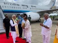 PM Modi arrives in Bengaluru on 2-day Karnataka visit