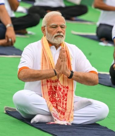 IANS Yoga a way of life, says Modi after inaugurating Yoga Day celebrations