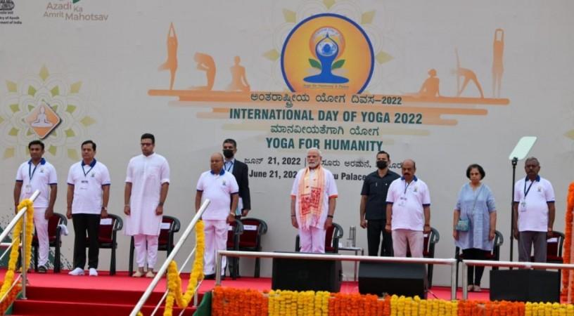 Yoga a way of life, says Modi after inaugurating Yoga Day celebrations