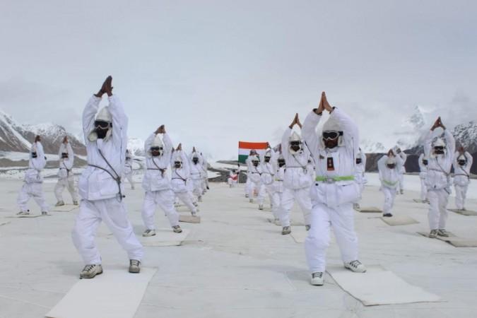 Yoga at Siachen
