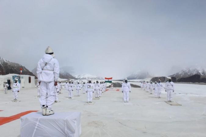 Yoga at Siachen