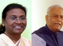 Draupadi Murmu and Yashwant Sinha