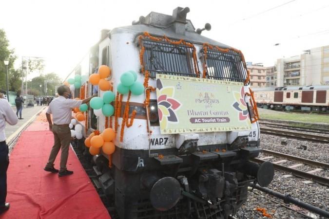 Ramayana Circuit train arrives in Nepal's Janakpur.(photo: https://twitter.com/RailMinIndia) Ramayana Circuit train