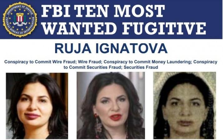 Ruja Ignatova makes it to FBI's Most-wanted fugitive list. Ruja Ignatova