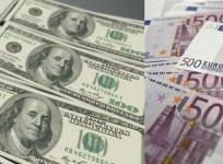 euro and dollar