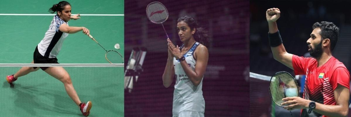 Singapore Open: Sindhu, Prannoy, Saina advance to quarterfinals. Singapore Open: Sindhu, Prannoy, Saina advance to quarterfinals.