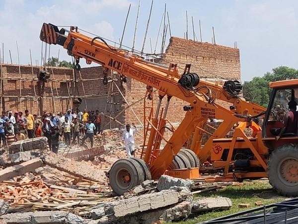 At least 5 persons were killed and 8 others sustained injuries after a boundary wall of an under-construction warehouse collapsed in the national capital on Friday afternoon, an official said. At least 5 persons were killed and 8 others sustained injuries after a boundary wall of an under-construction warehouse collapsed in the national capital on Friday afternoon, an official said.
