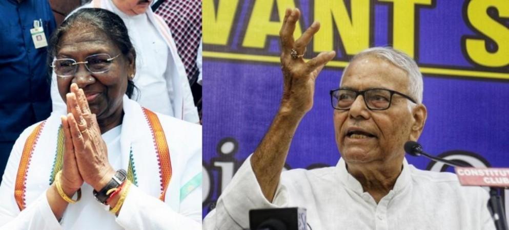 Draupadi Murmu or Yashwant Sinha. Draupadi Murmu or Yashwant Sinha.