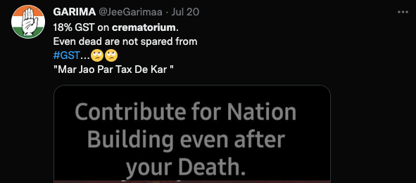 No GST on crematorium services; misleading claim goes viral