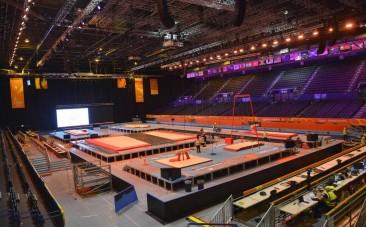 Gymnastics stadium ahead of Commonwealth Games