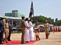 Tamil Nadu police is one among the very few police forces in the country to receive the coveted 'President's Colours.